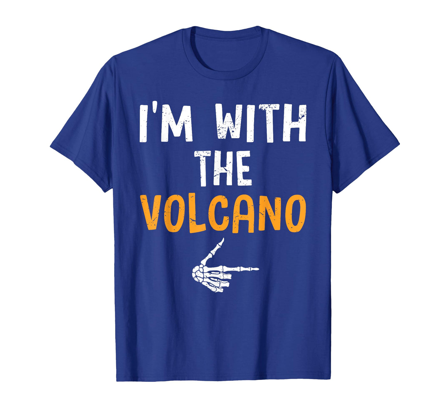I'm with The Volcano Costume Halloween Matching Couple T-Shirt