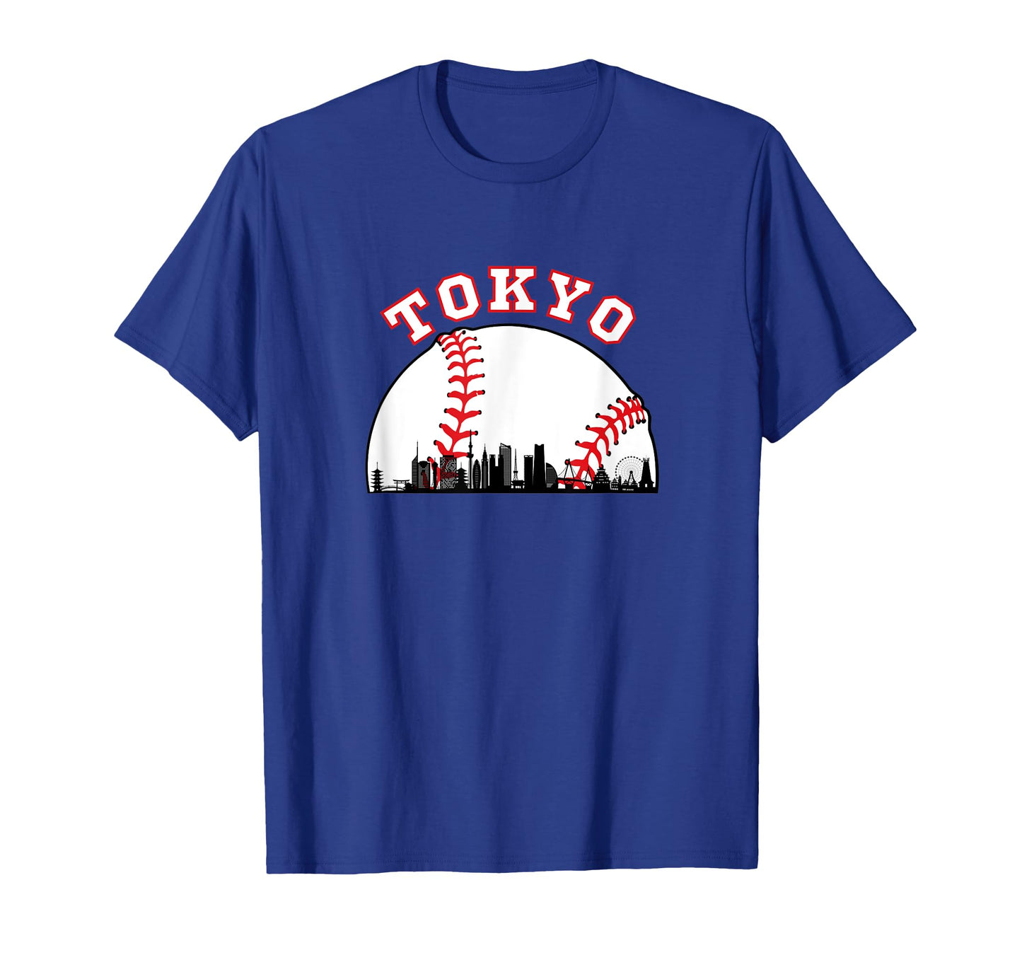 Tokyo Baseball Shirt Tokyo Japan Cityscape Tokyo Skyline T-Shirt