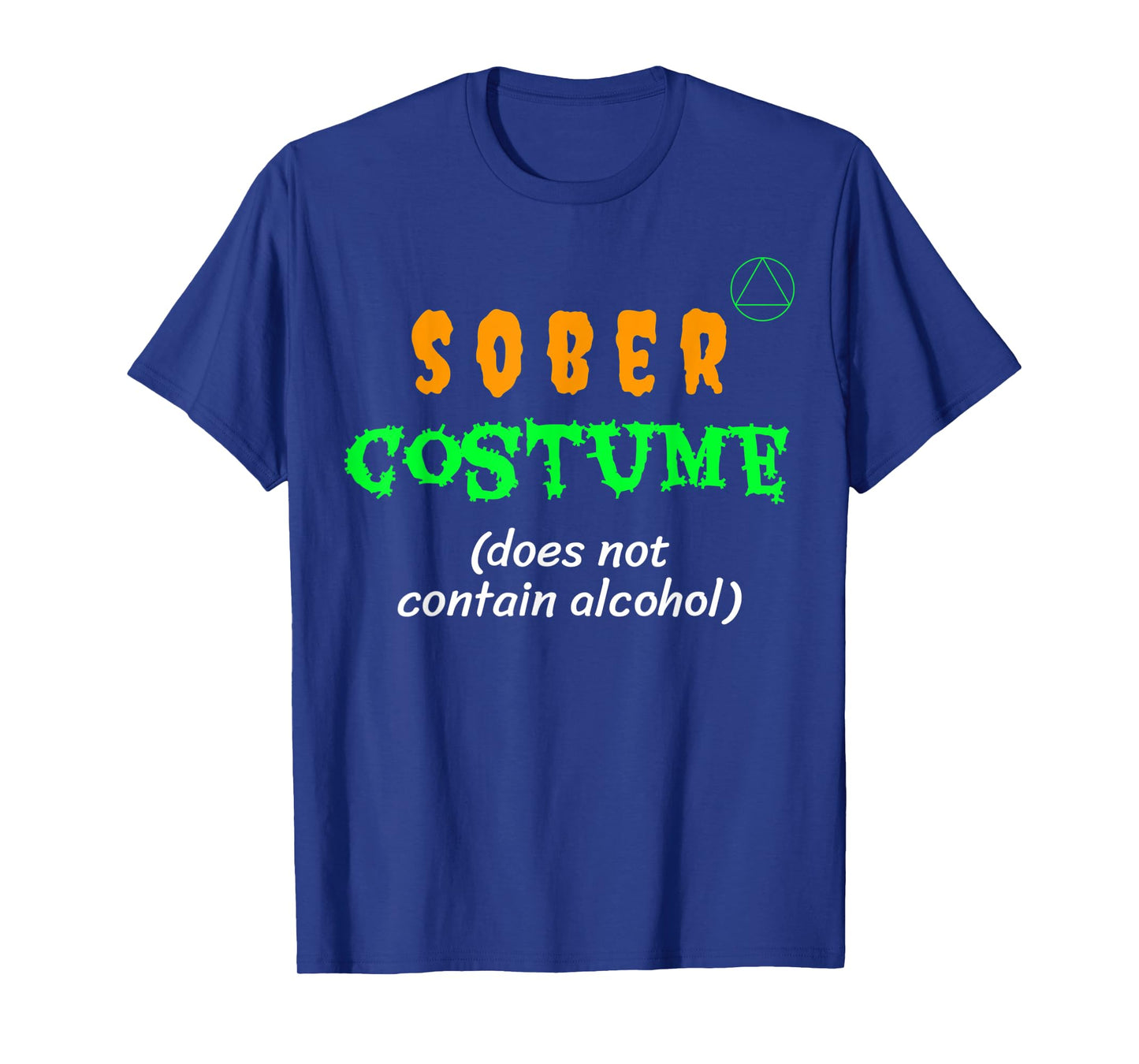 Does Not Contain Alcohol Sober Costume Recovery T-Shirt