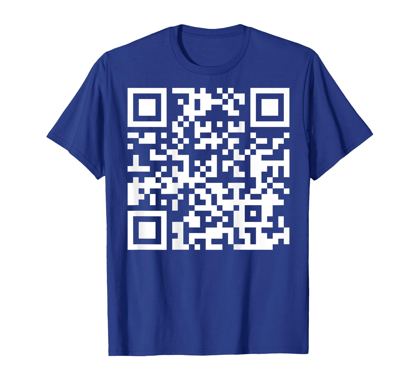 (On Back) Funny QR Fck Off Code Saying Quote For Men Women T-Shirt