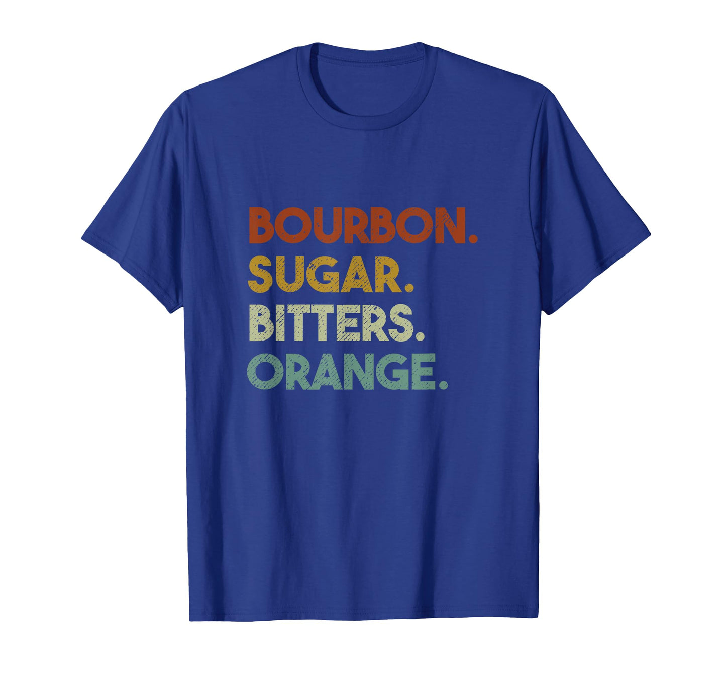 Bourbon Vintage 80s Retro Whiskey Old Fashioned T-Shirt