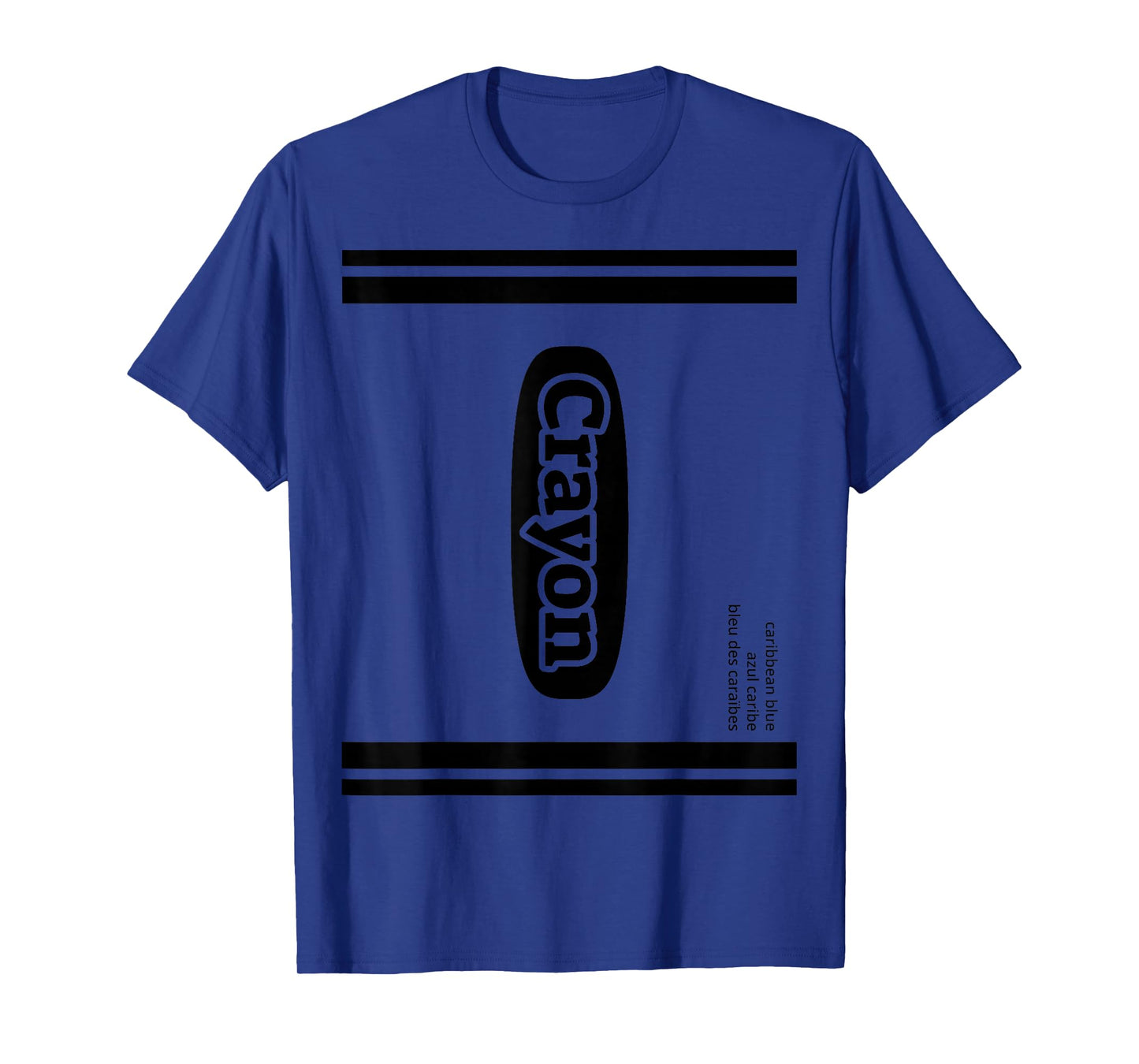 Crayon Caribbean Blue Group Costume T-Shirt