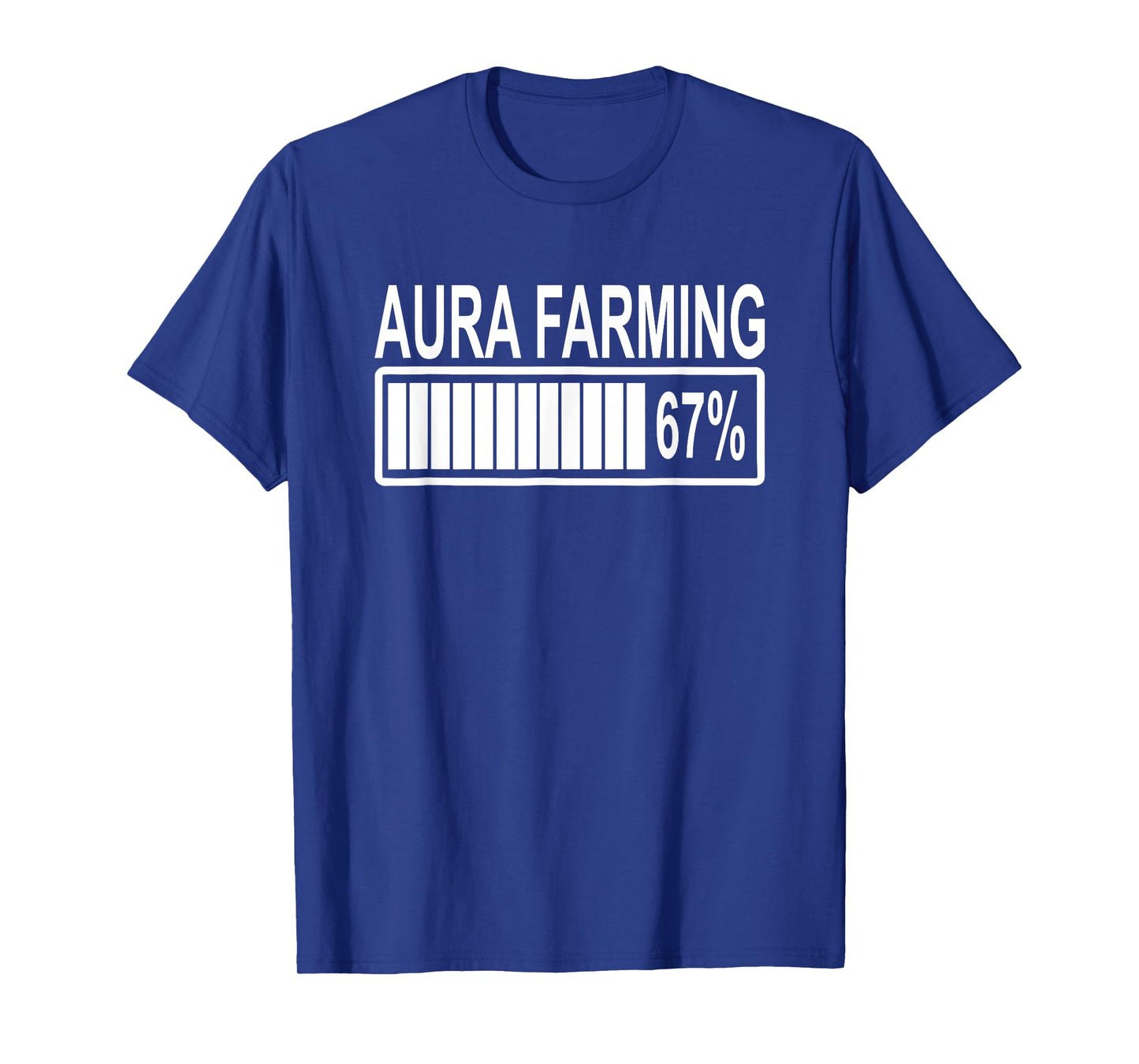 Funny Aura Farming 67 Six Seven Meme Gen Alpha Slang T-Shirt