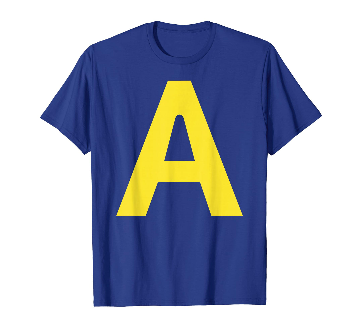 Halloween Letter A Alphabet Matching Costume Men Women Kids T-Shirt
