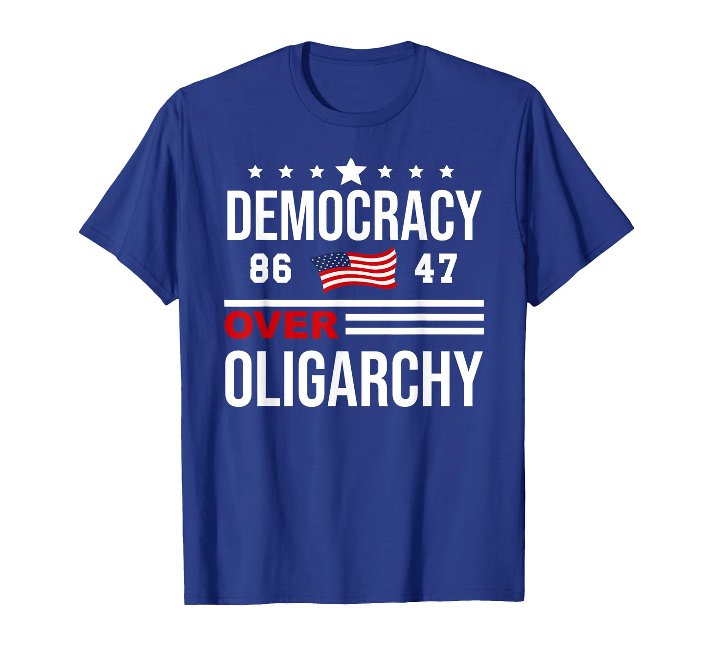 Democracy Over Oligarchy Flag Fight Oligarchy No Oligarchs T-Shirt