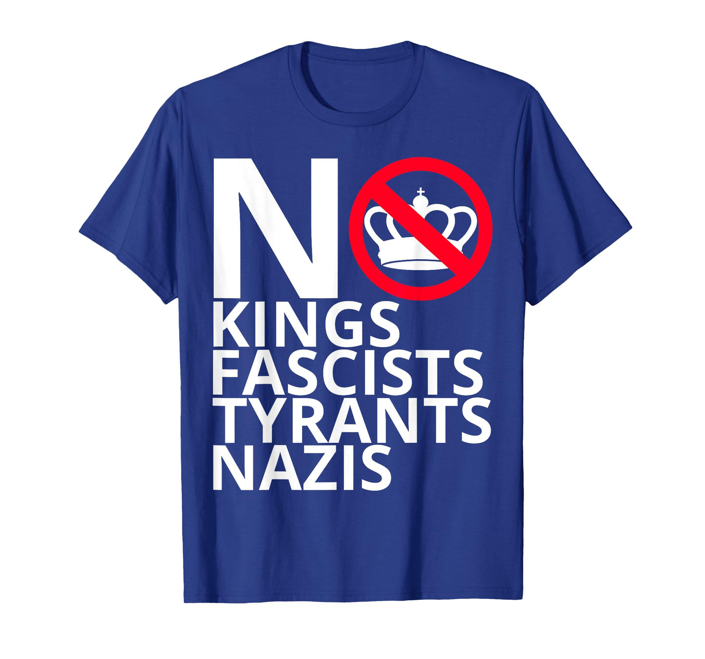 No Kings in America No Fascists We The People Political T-Shirt