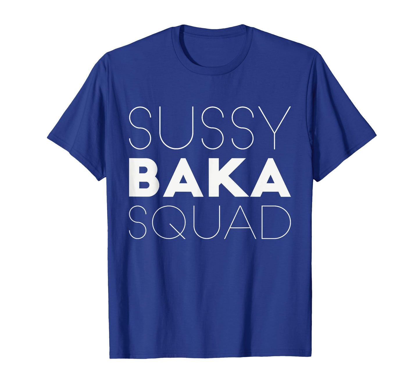 Funny Meme Sussy Baka Squad T-Shirt
