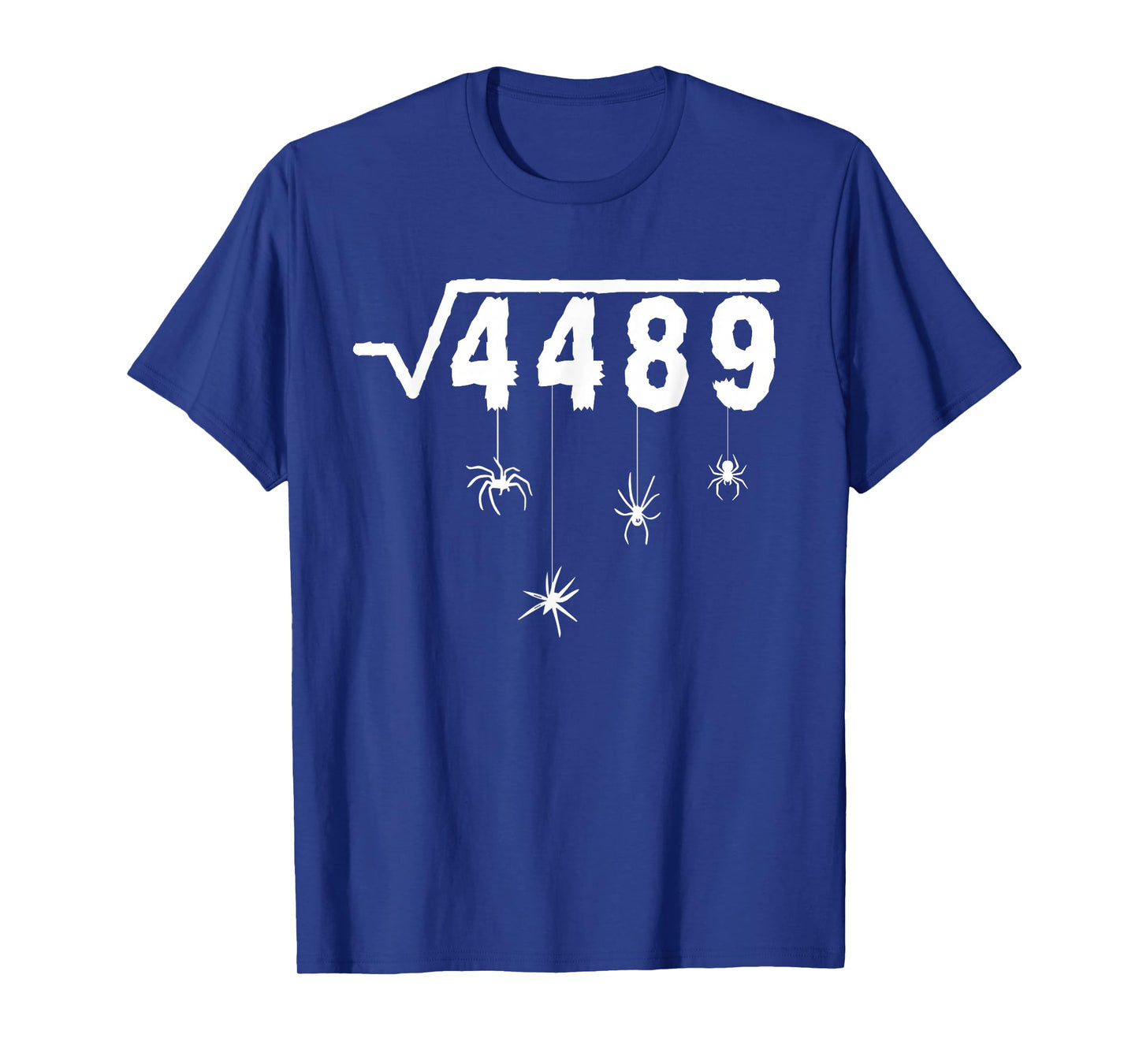 67 Meme Math Teacher 6 7 Halloween Spiders Square Root 4489 T-Shirt