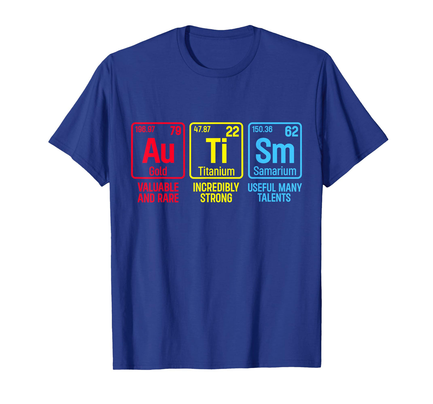 Autism Awareness Puzzle Piece Elements Periodic Autism T-Shirt