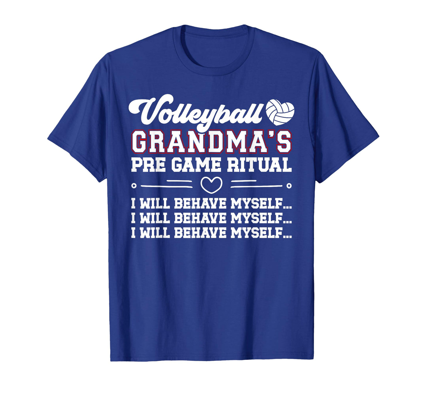 Funny Volleyball Grandma Of A Volleyball Player Grandmother T-Shirt