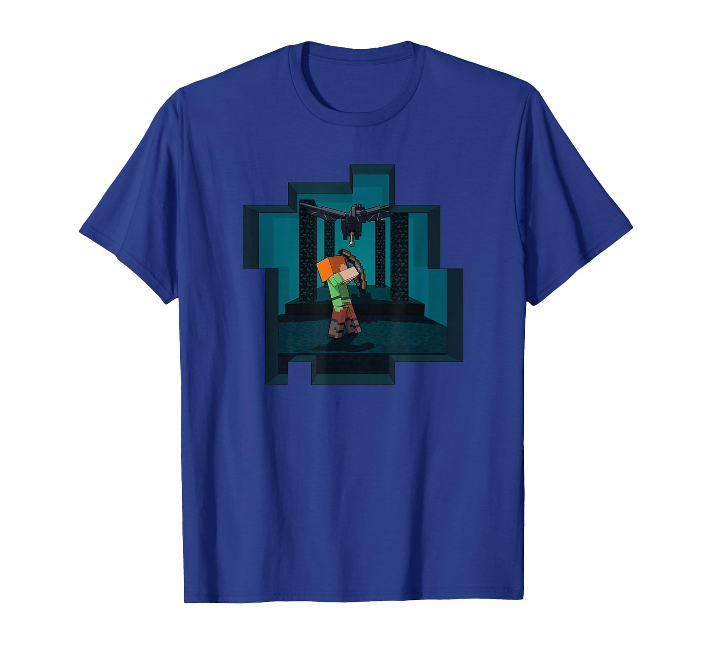 Minecraft Alex And Ender Dragon Endgame T-Shirt