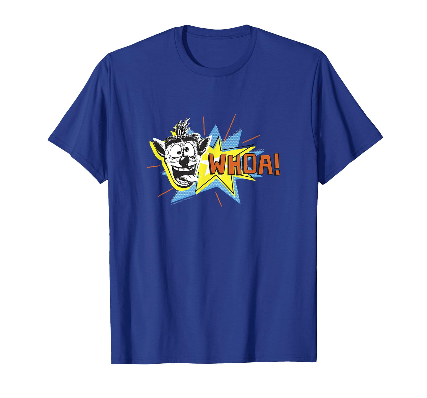 Crash Bandicoot Retro Nineties Pop Art Comic Crash Whoa! T-Shirt