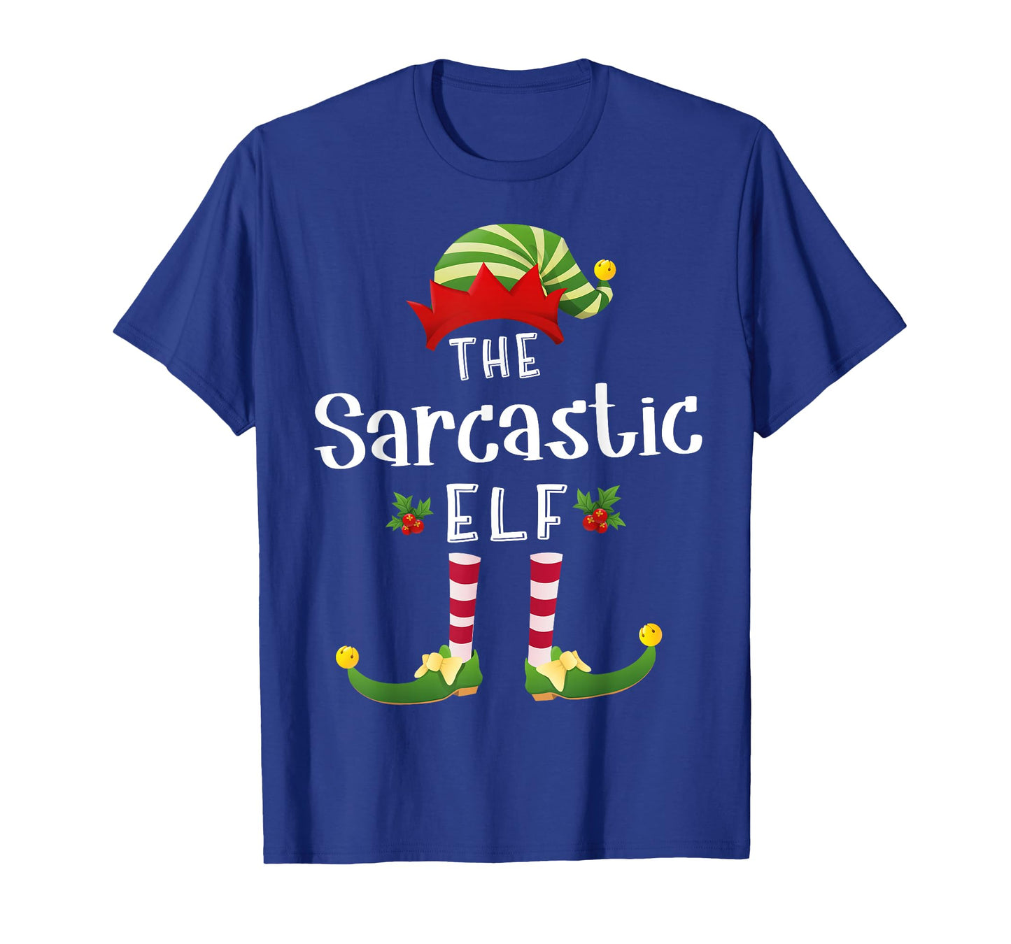 Sarcastic Christmas Elf Matching Pajama X-Mas Party T-Shirt