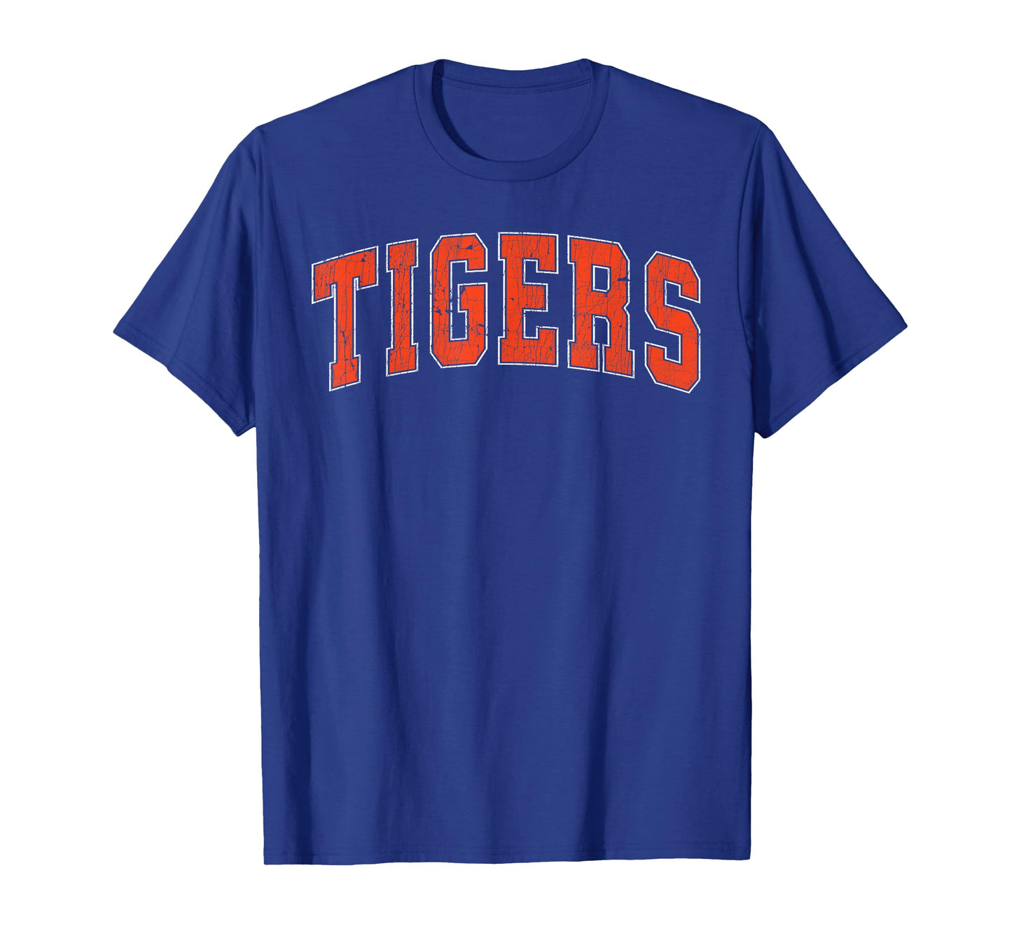 Style Classic School Sports Graphic Retro Vintage Tigers T-Shirt