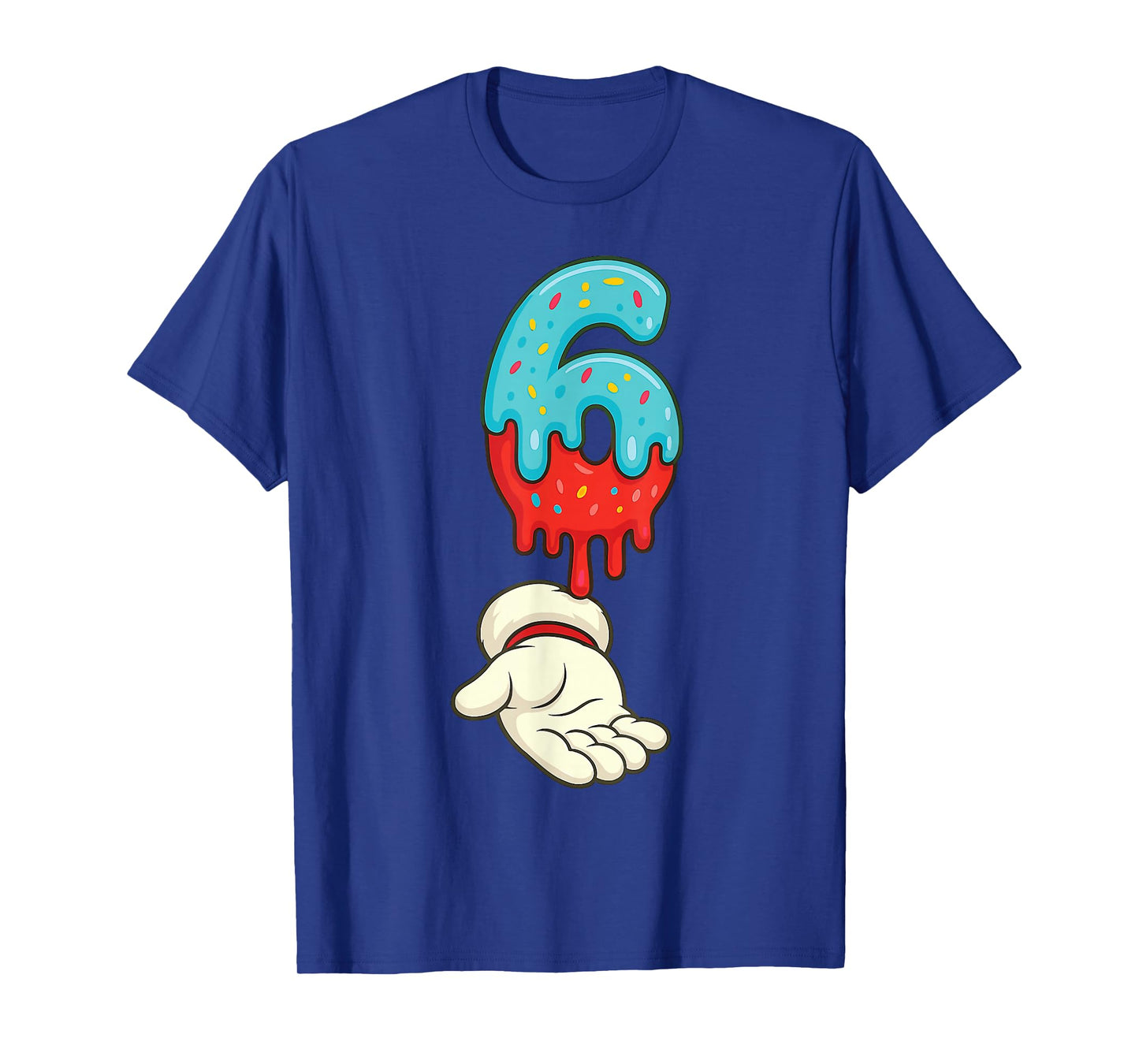 Matching Six Seven 6 7 Christmas Ice Cream Drip Xmas Santa T-Shirt