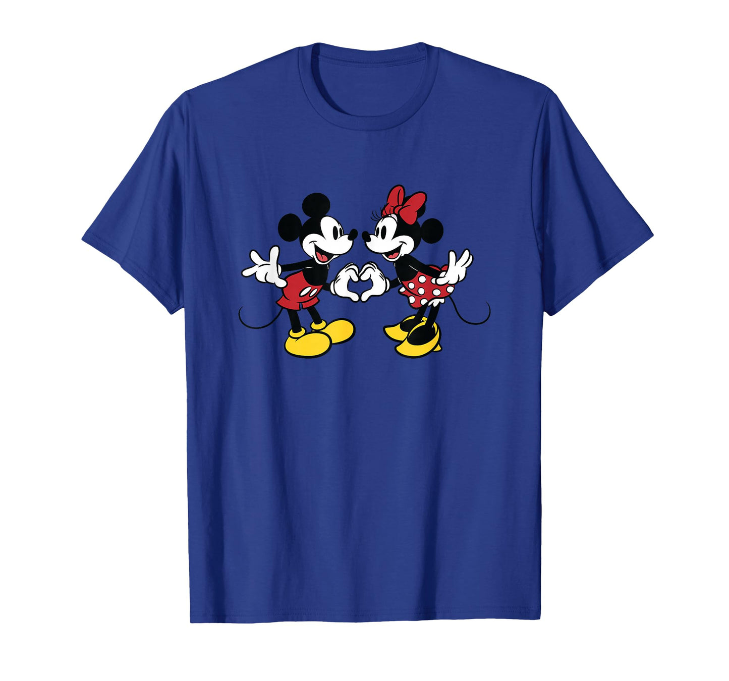 Disney Mickey And Friends Valentine's Mickey & Minnie Heart T-Shirt
