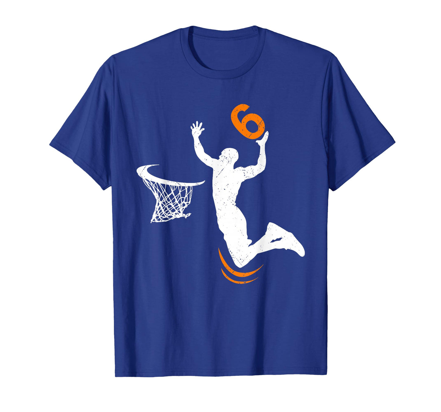 6 Year Old Basketball Dunk 6th Birthday Party Boys T-Shirt