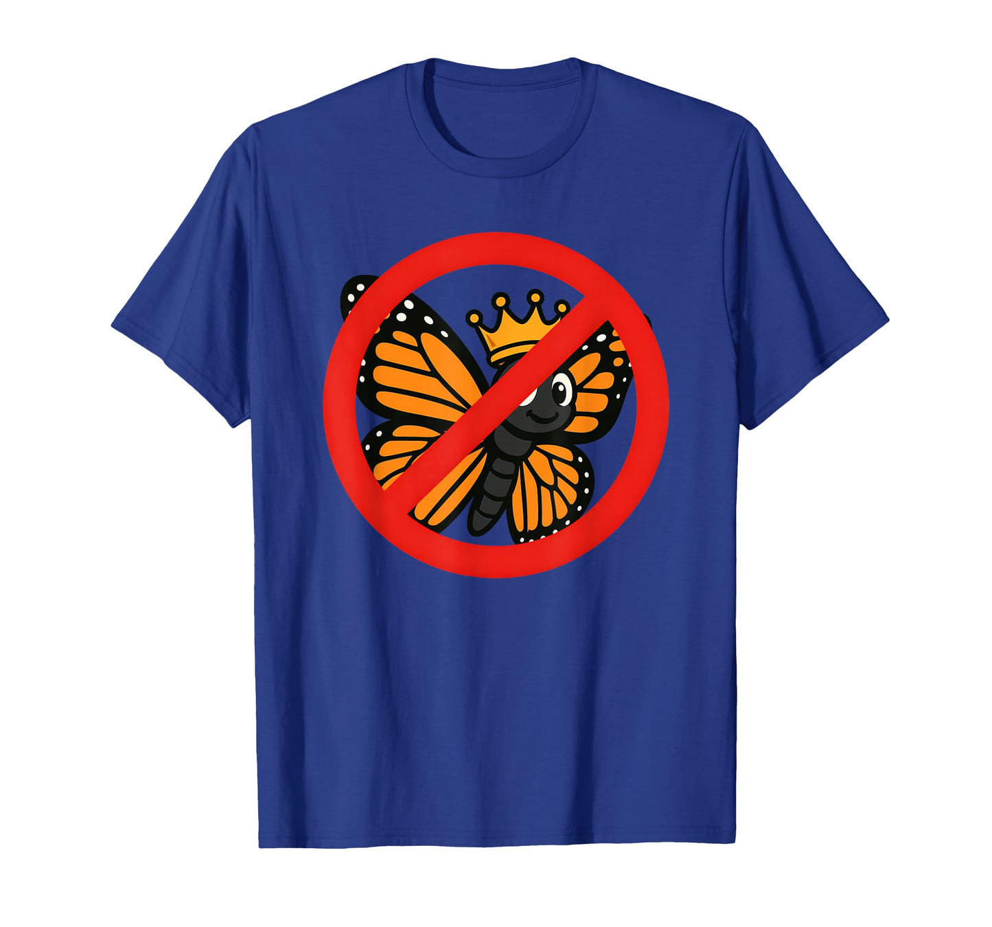 The Only Orange Monarch I Want No Kings Funny Butterfly T-Shirt