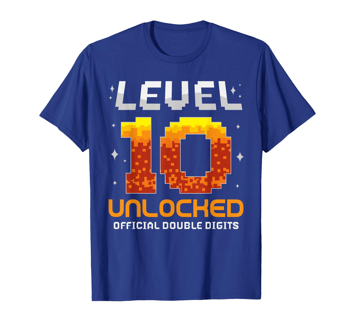 Level 10 Unlocked 10th Birthday Ten Years Old Gamer Gaming T-Shirt