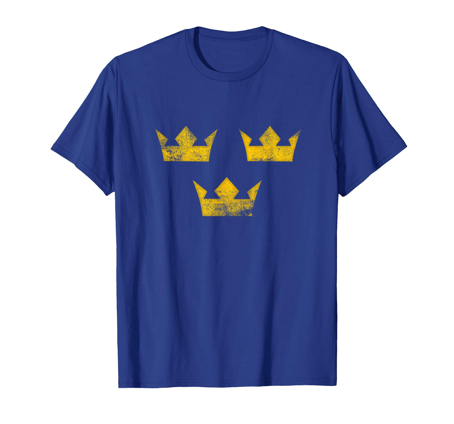 Sweden Sverige Hockey Distressed Vintage T-Shirt