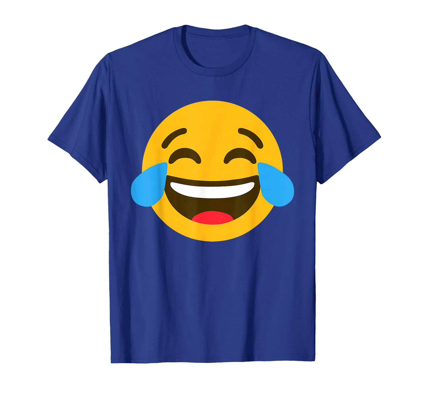 Funny Emoticon Laughing Tears Face with Tears Humor Meme T-Shirt