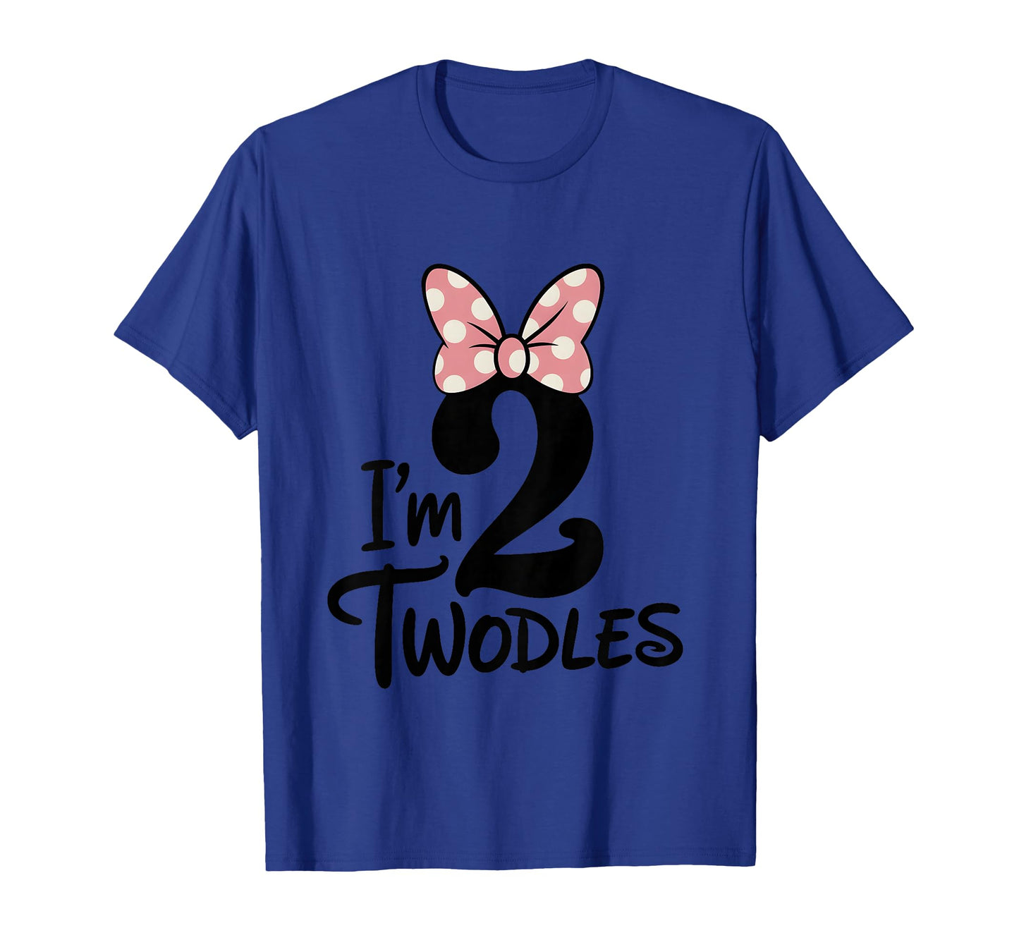 Iβm Twodles 2nd Birthday Girl Design T-Shirt