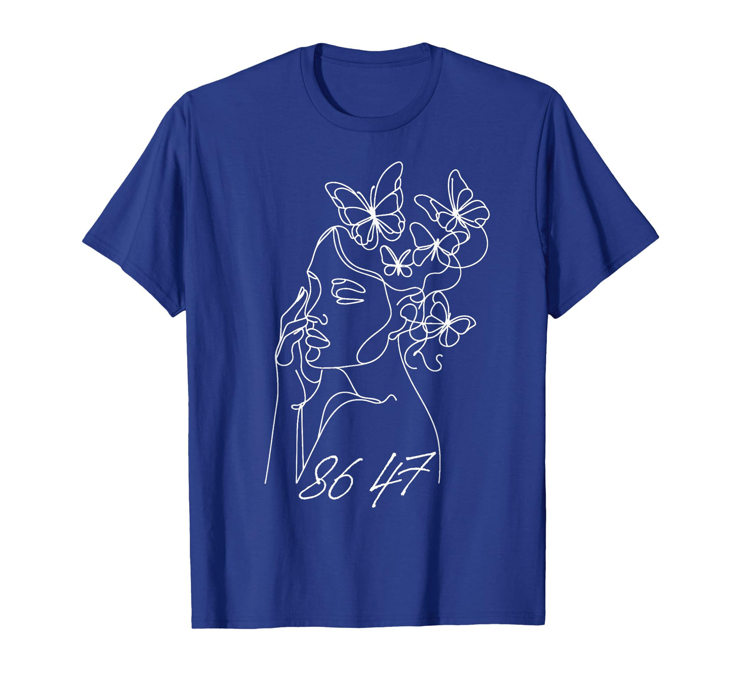 8647 Anti Trump Floral Resist 86 47 Impeach Trump Impeach 47 T-Shirt