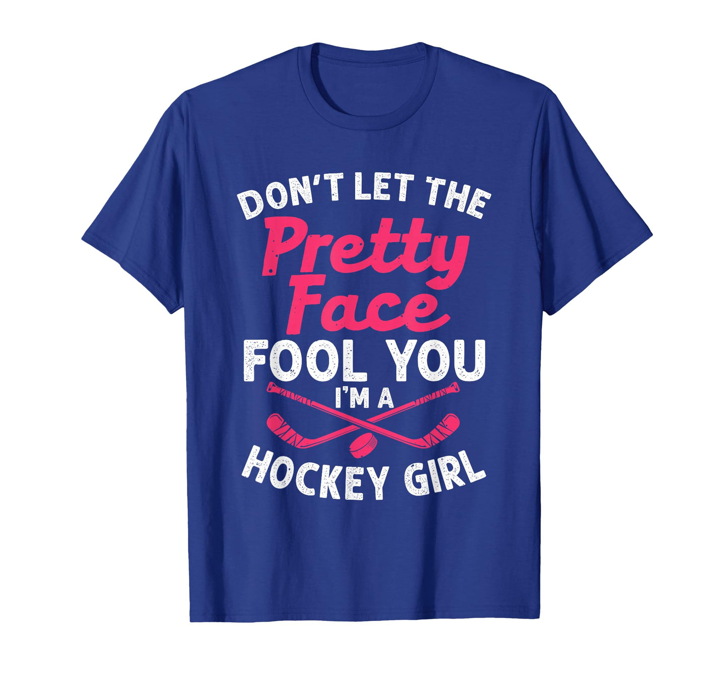 Funny Girl Hockey Gift For Women Kids Ice Hockey Players T-Shirt