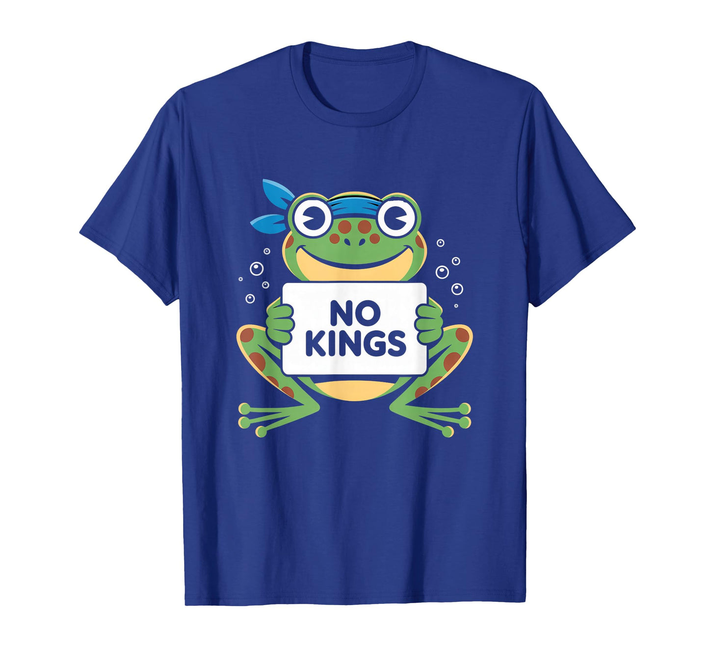 Frog Portland Protest No Kings Funny Activist Wear Apparel T-Shirt