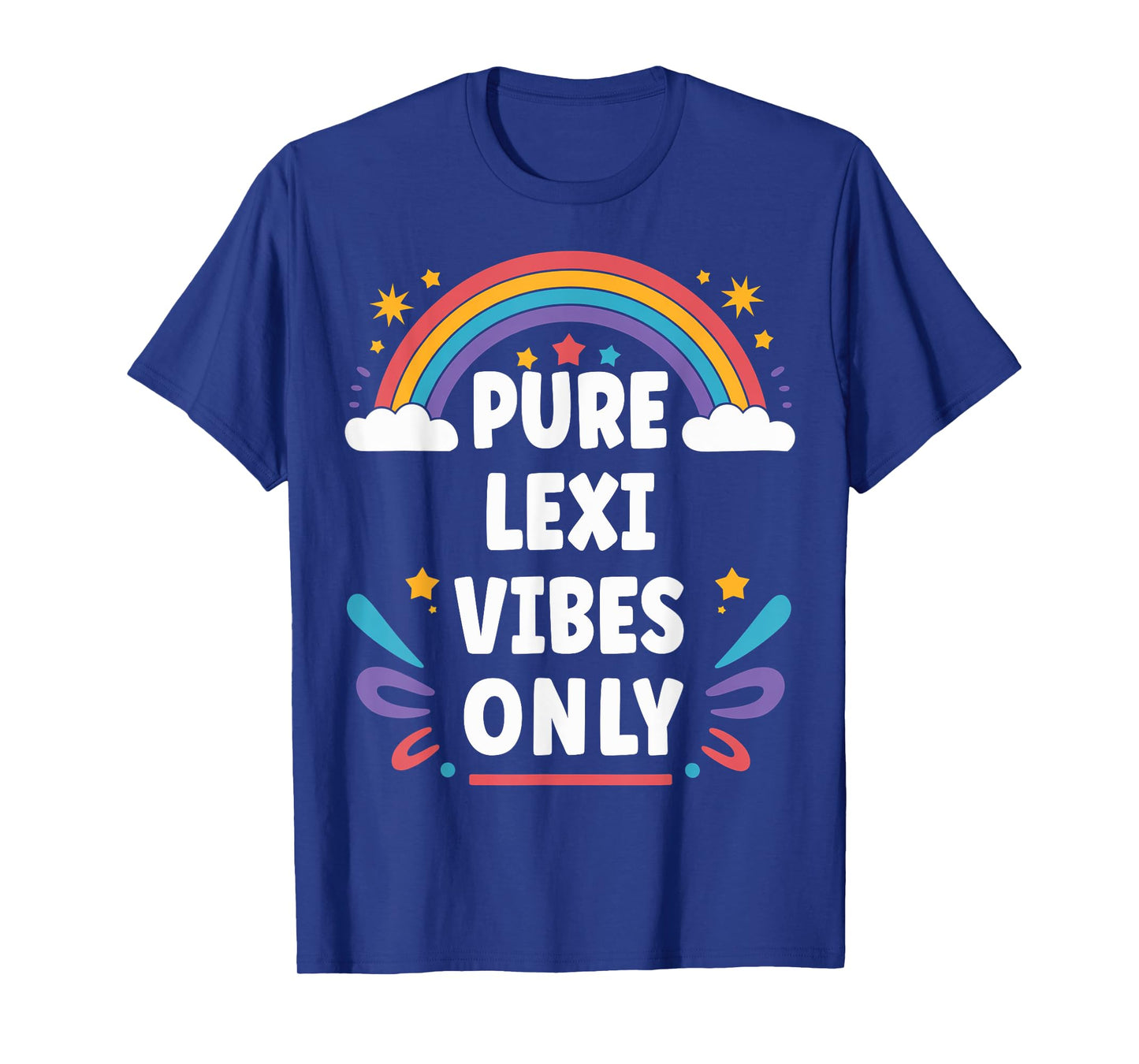 LEXI Vibes Only Cute Retro Girls LEXI Name T-Shirt