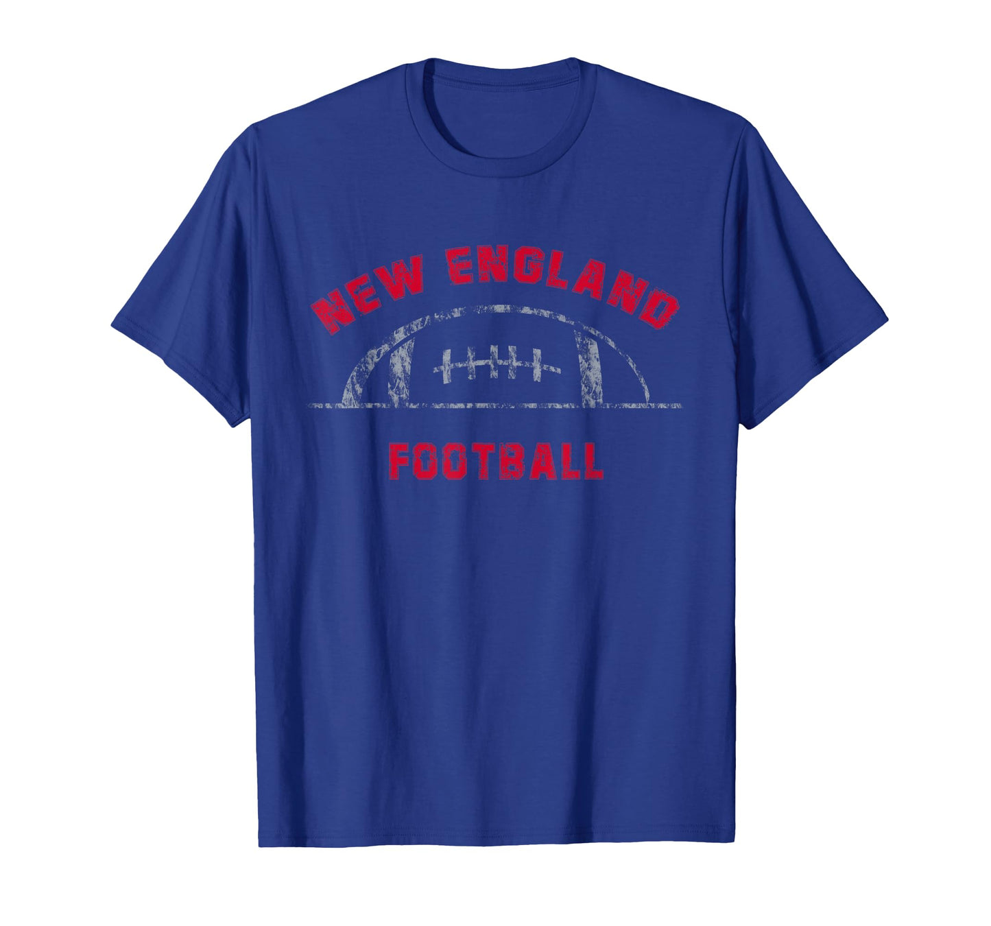 New England Football | End Zone Game Day Distressed Vintage T-Shirt