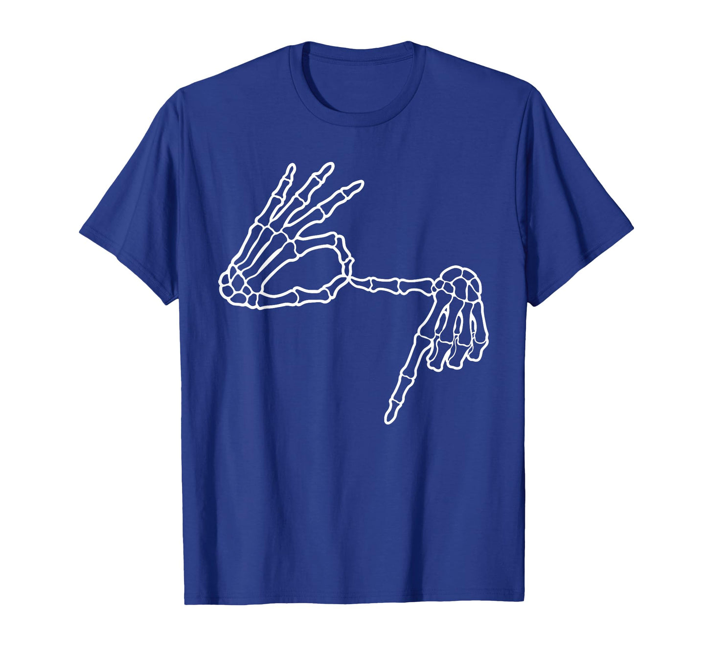 Skeleton Hands Sign Six Seven 6 7 Meme Let's Get Sendy T-Shirt