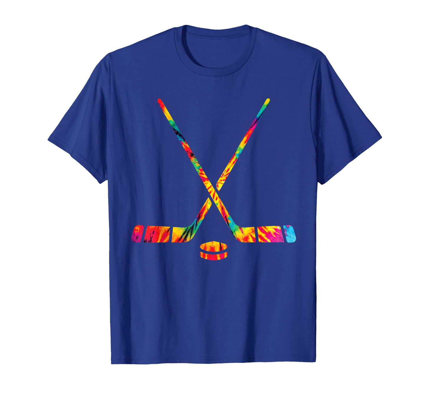 Ice Hockey Tie Dye Rainbow Kids Boys Teenage Men Girls Cool T-Shirt
