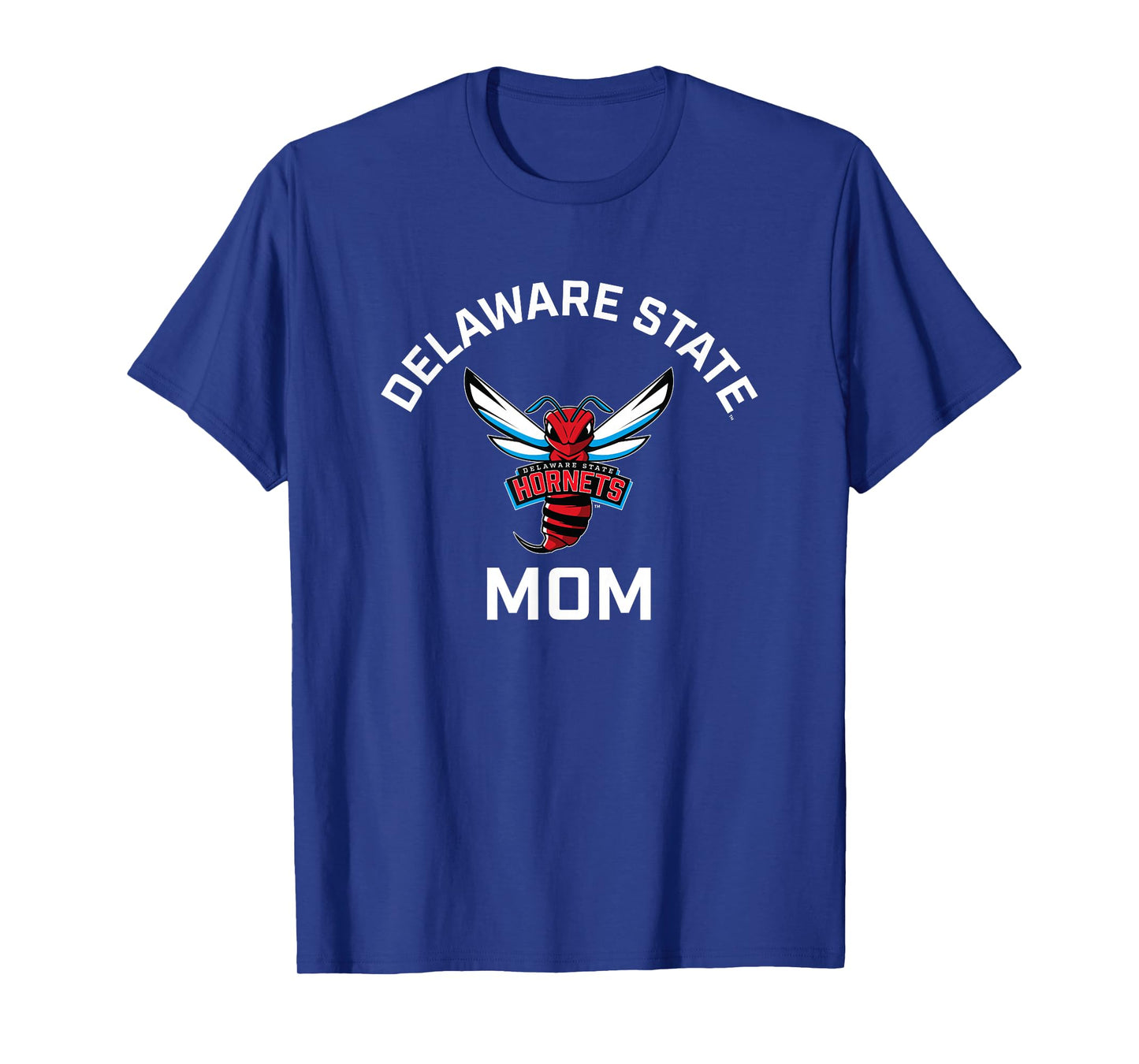 Delaware State University DSU Hornets Arched Mom T-Shirt