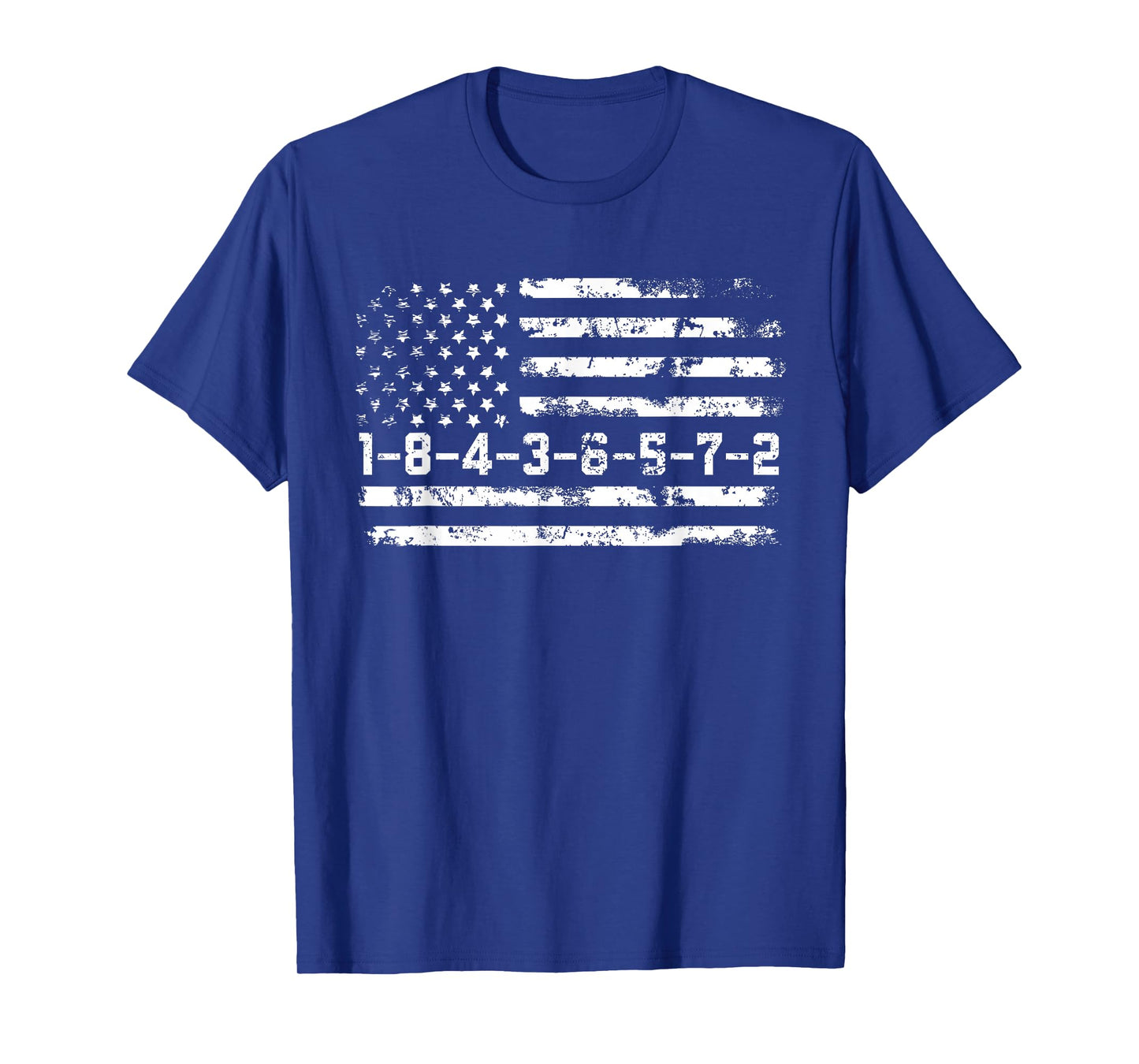 1-8-4-3-6-5-7-2 Firing Order Small Block Engine V8 T-Shirt