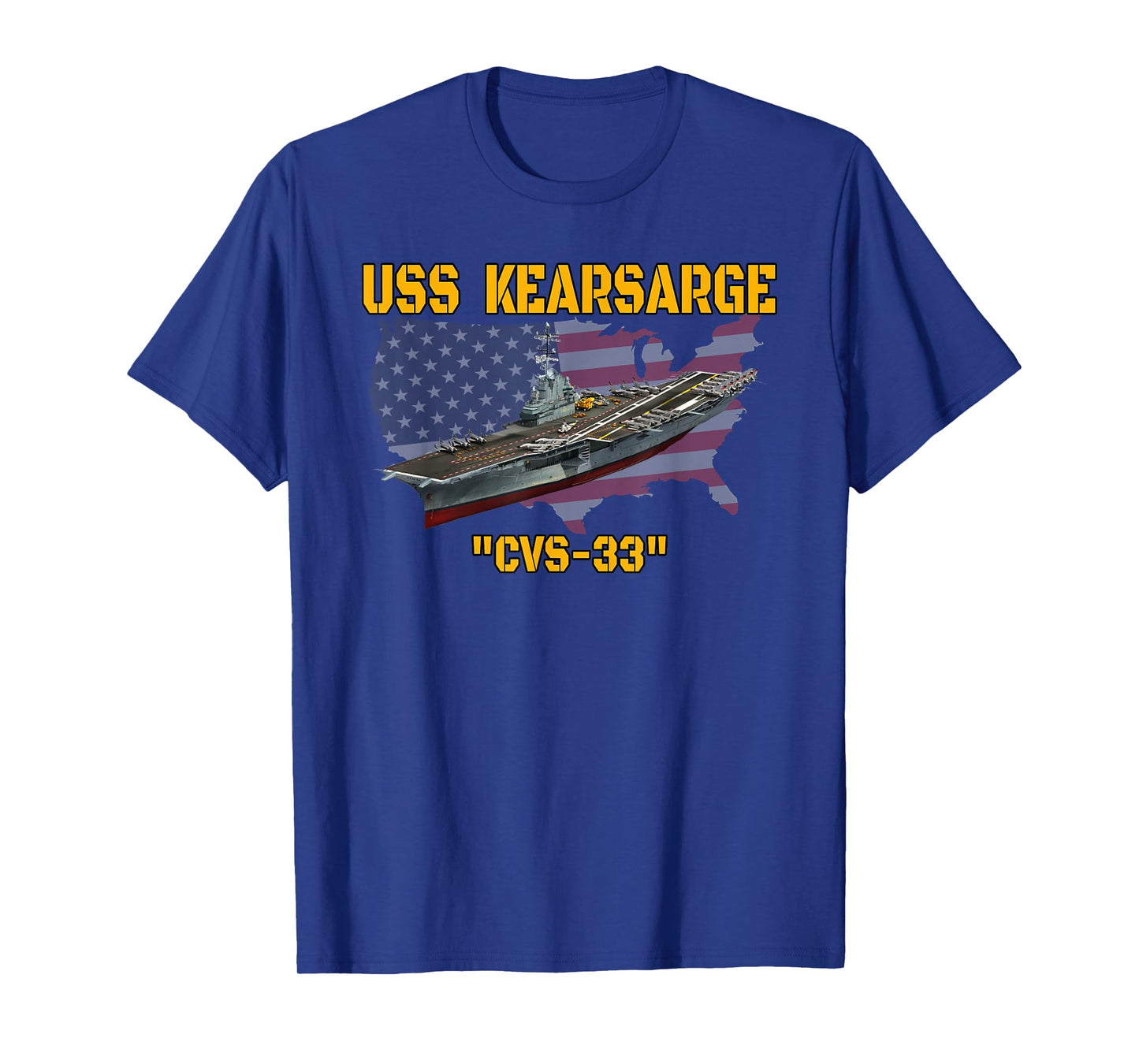 Aircraft Carrier USS Kearsarge CVS-33 Veteran Day Father Day T-Shirt