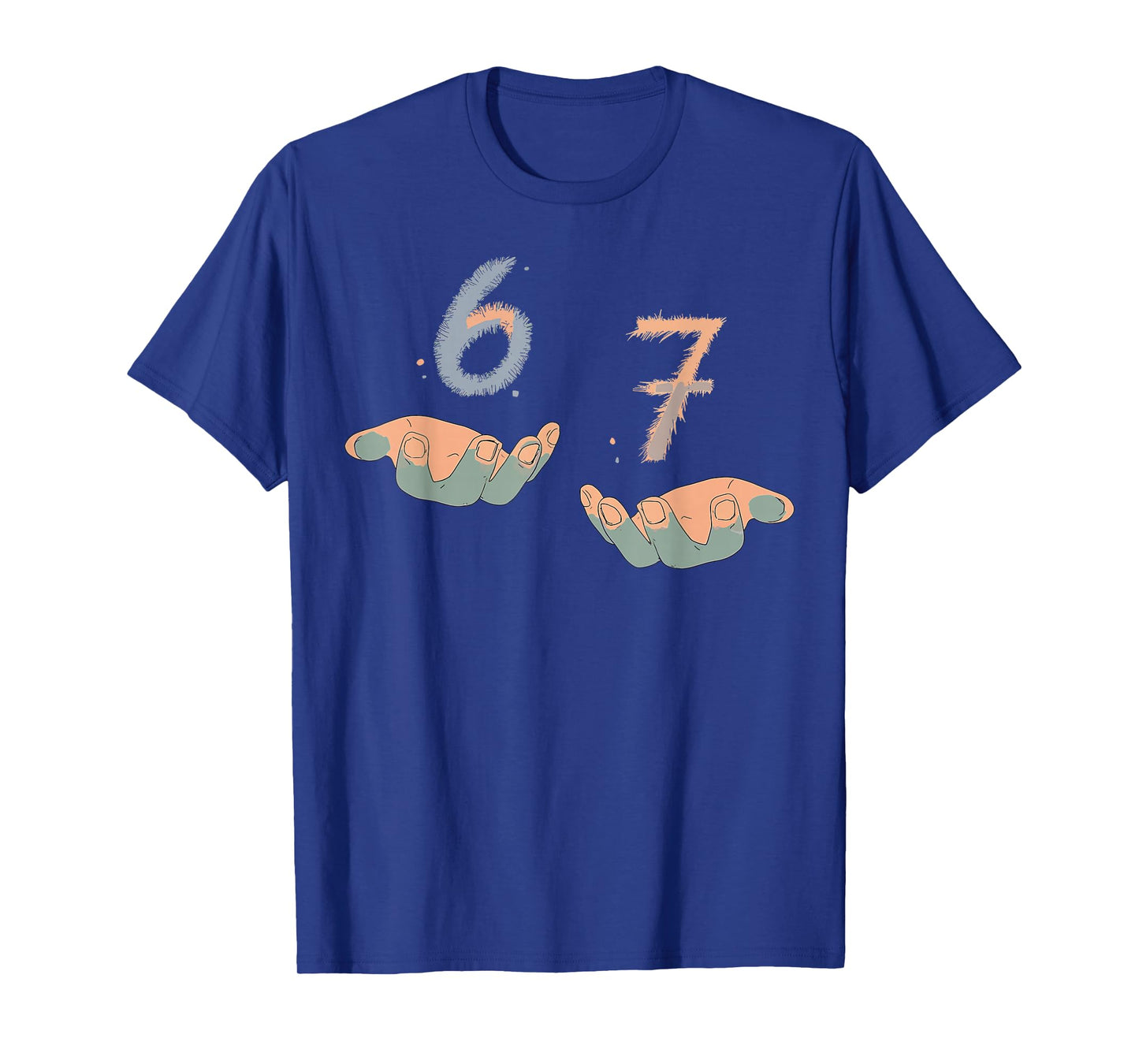 Funny Hands 67 Meme Six Seven Gen Alpha Slang T-Shirt