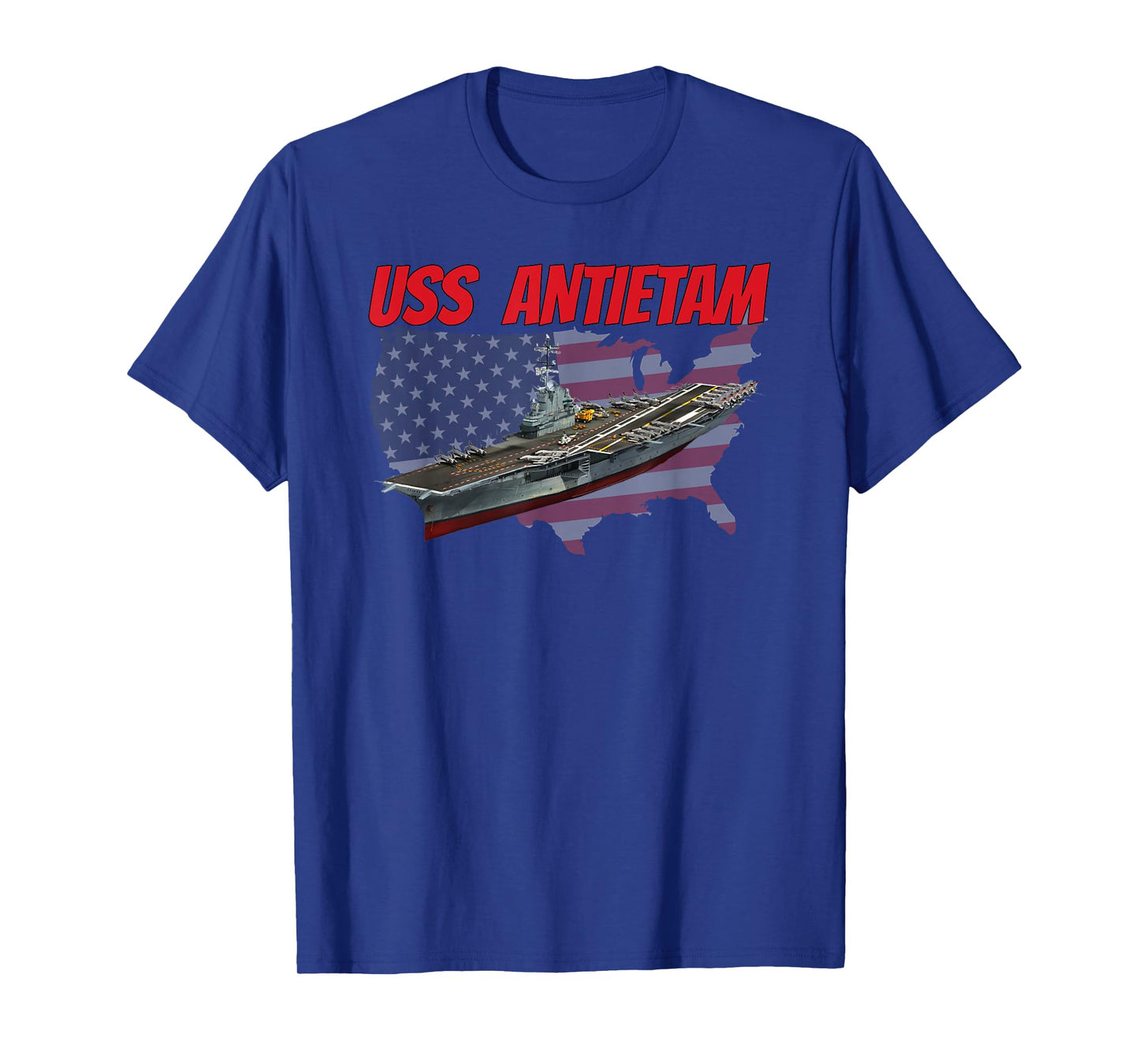 Aircraft Carrier USS Antietam CV-36 CVA-36 CVS-36 Fathers T-Shirt