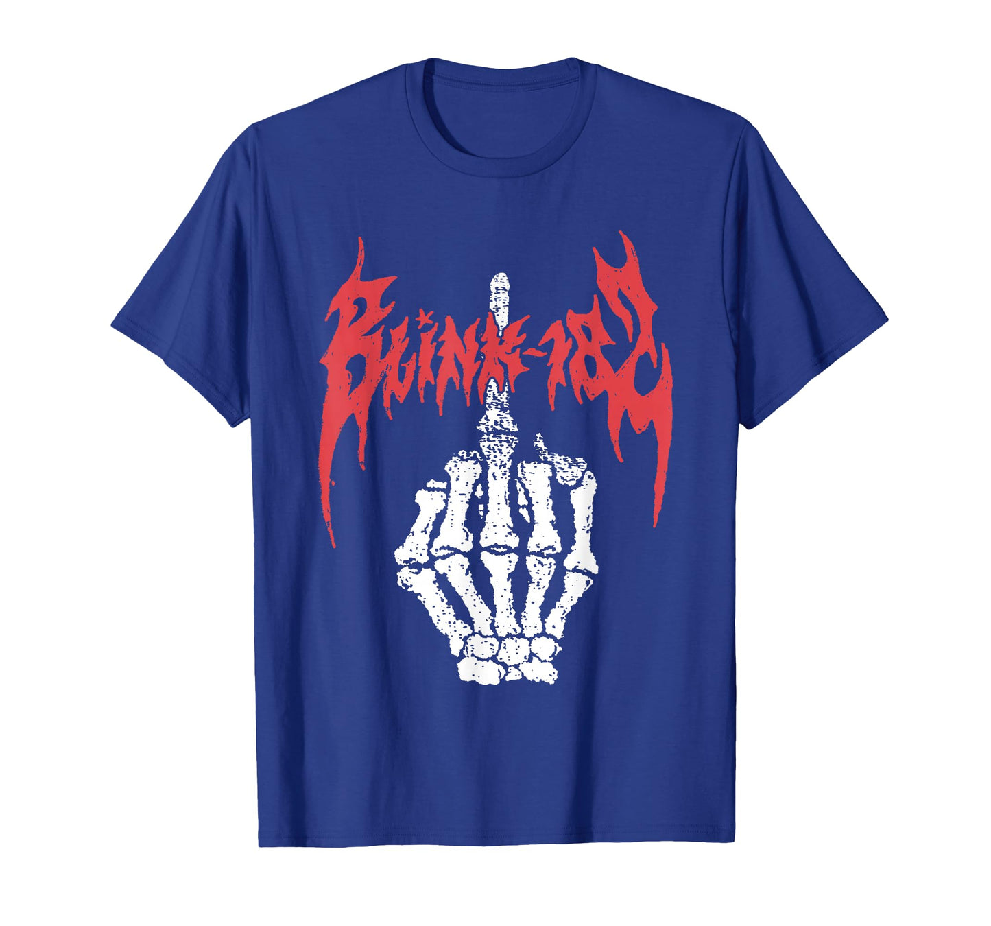 Official Blink-182 Skeleton Finger T-Shirt