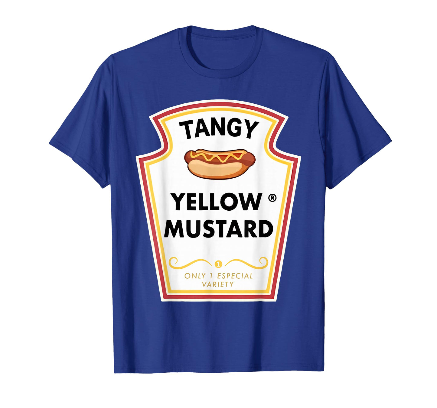 Cute Group Condiments Halloween Costume Tangy Yellow Mustard T-Shirt