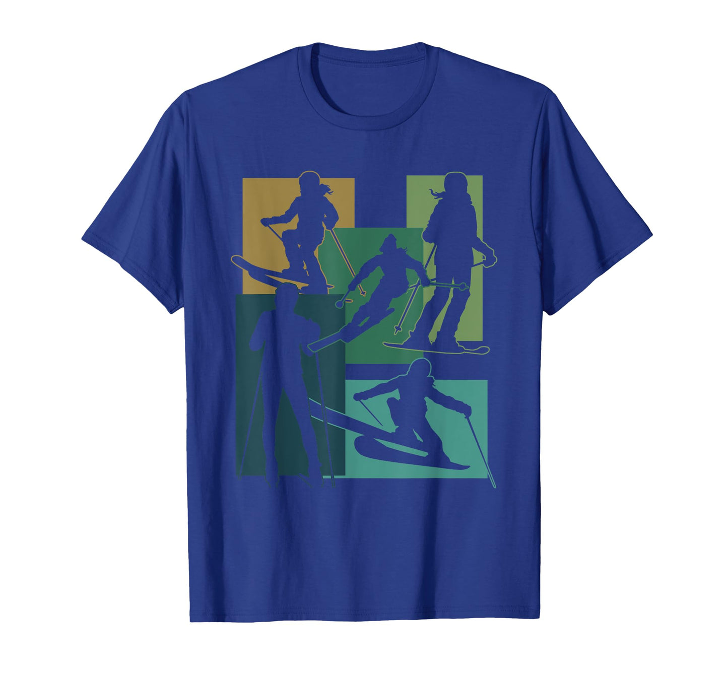 Funny Skiing Ski Snowboarding Game Winter Sports Enthusiasts T-Shirt
