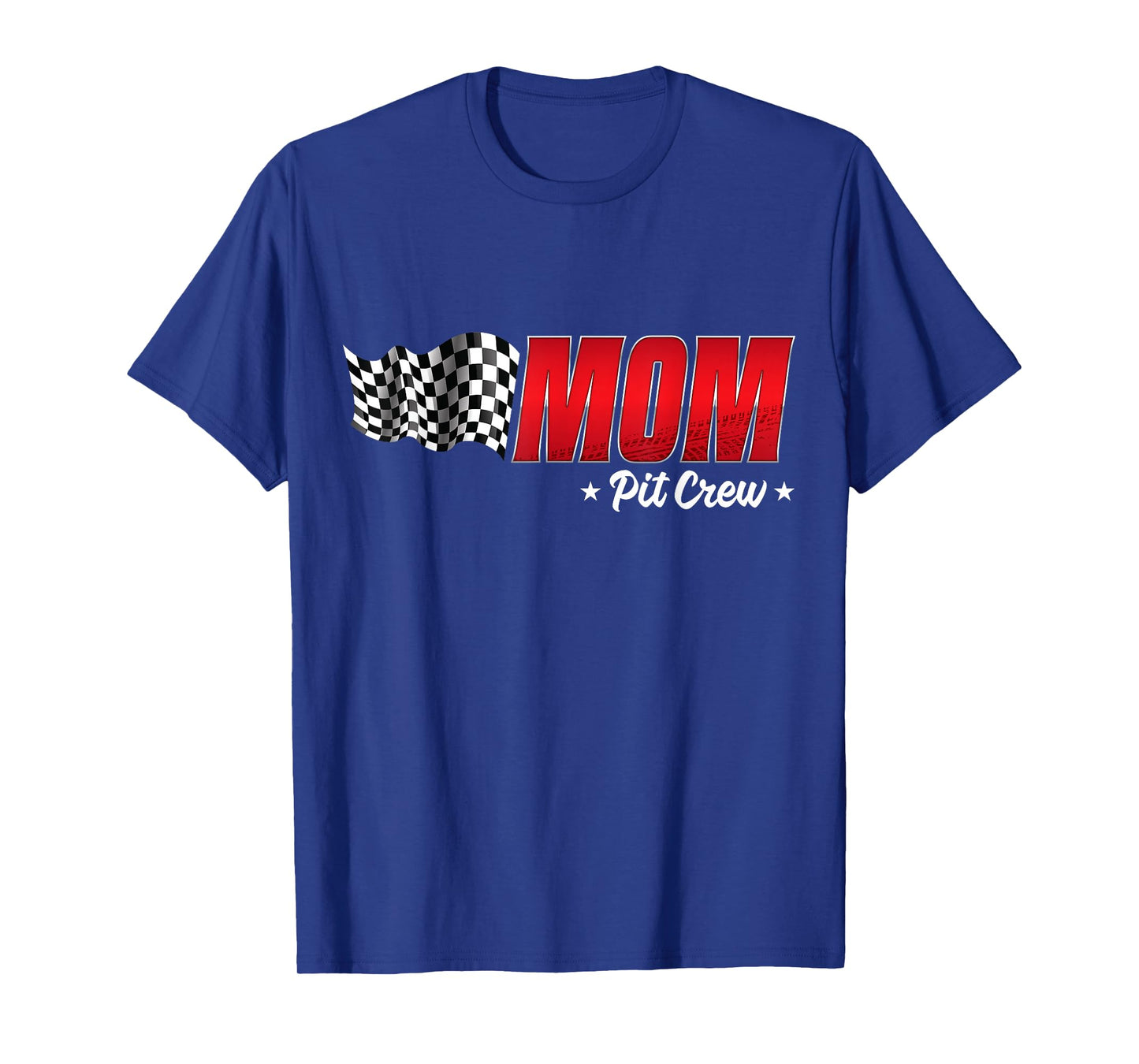 Mom Pit Crew Race Car Birthday Family Racing Adult Women T-Shirt