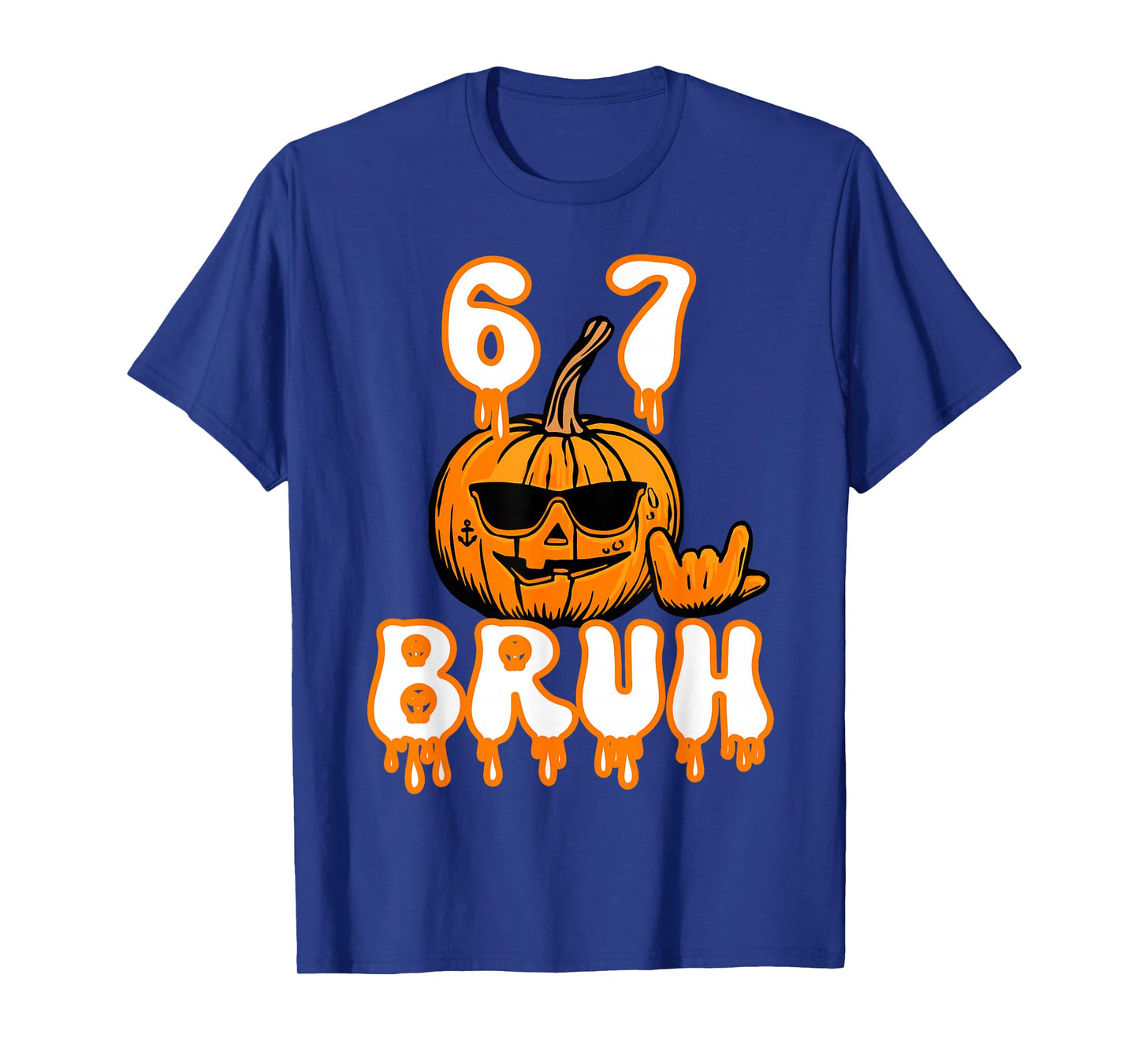 67 Halloween Meme Brainrot Costume Kids 6-7 Six Seven Boys T-Shirt