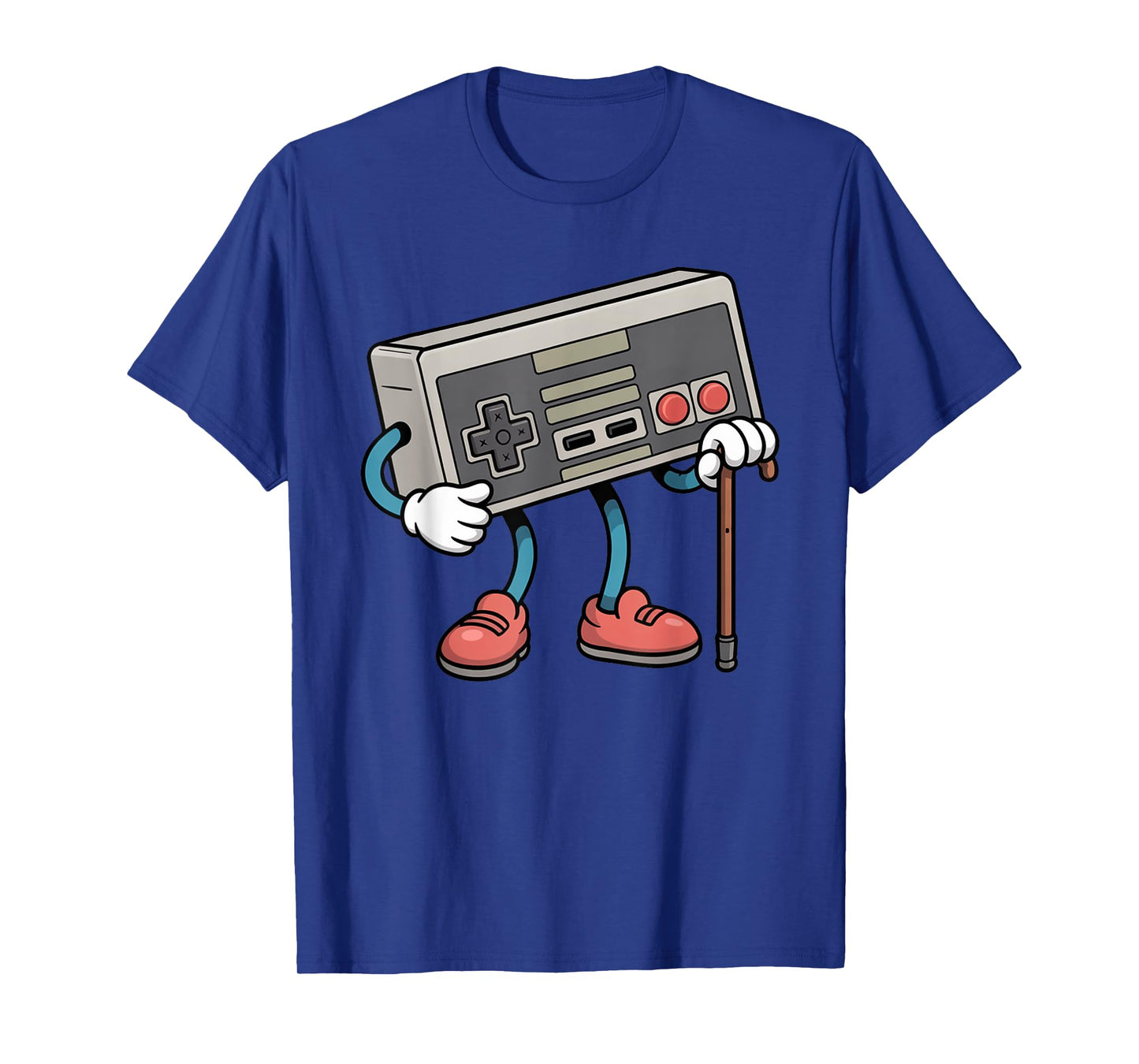 Funny Old Gamer Gaming Retro 80s 90s Video Game Controller T-Shirt