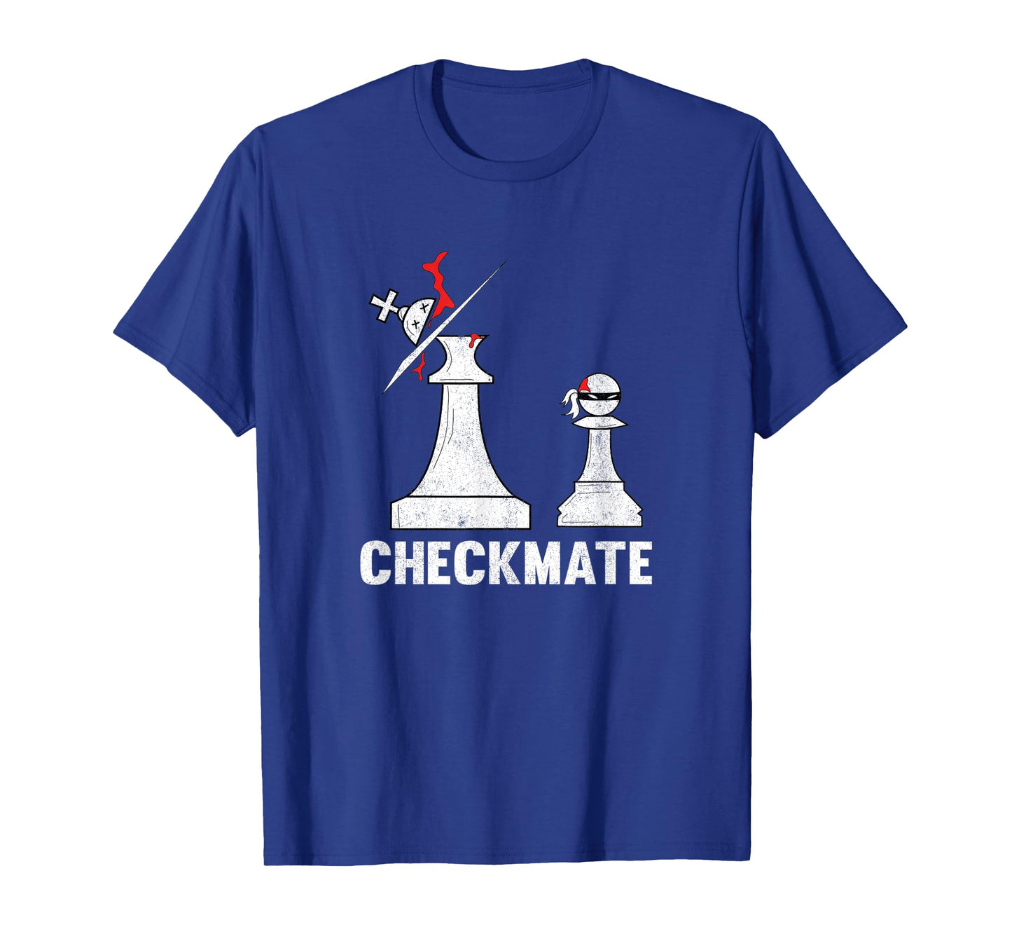 Chess Ninja Funny Pawn Chackmate King Chess Player T-Shirt