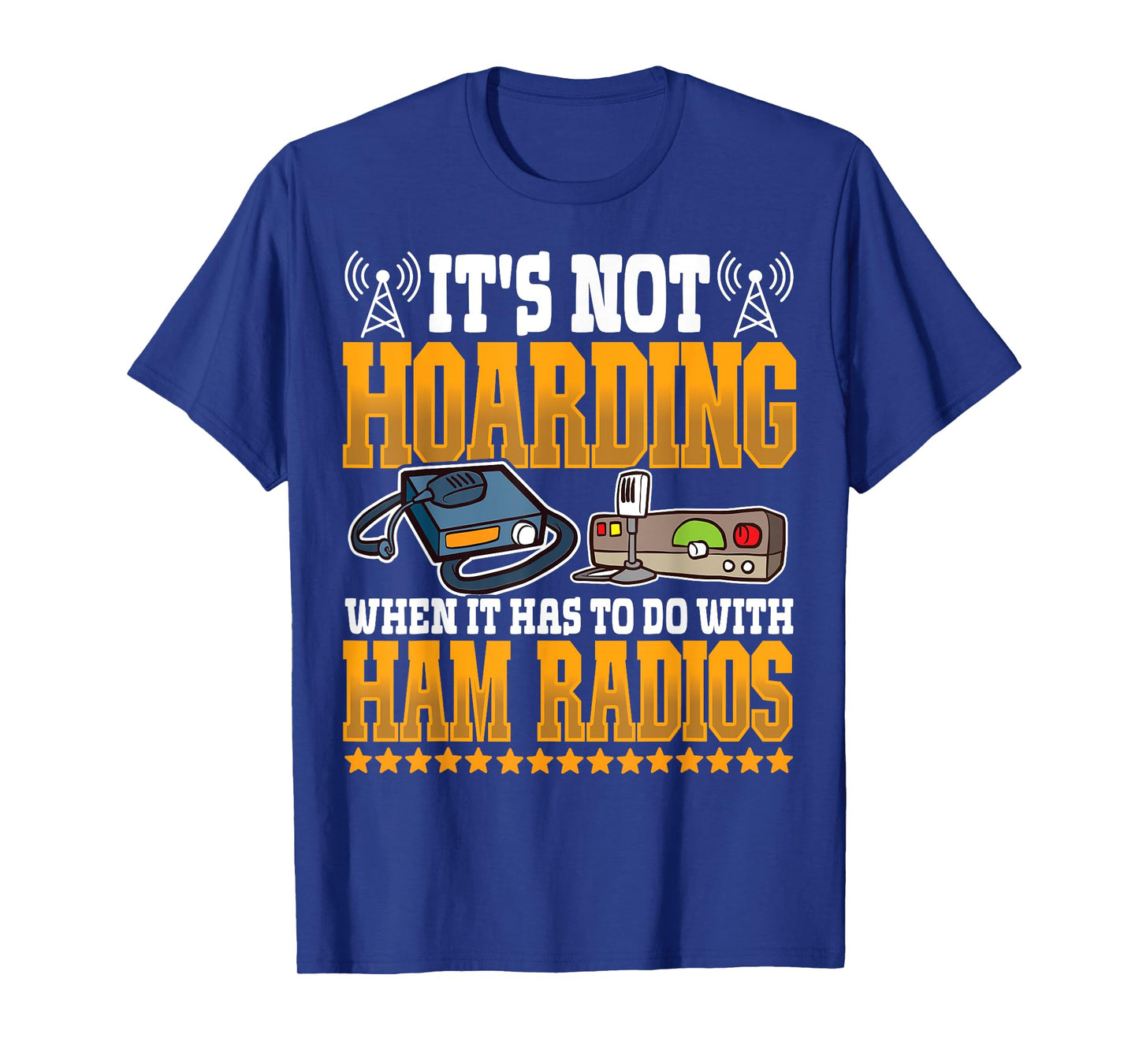 Best Licensed Amateur Ham Radio Operator Designs Unisex-Adults Black Short Sleeve Classic Fit T-Shirt