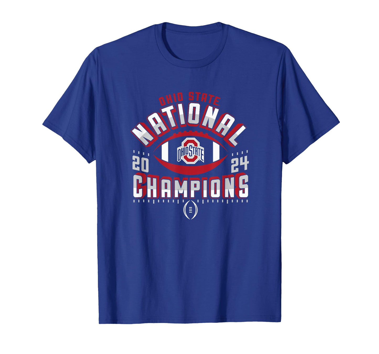 Ohio State Buckeyes National Champs 2024 CFP Football Black T-Shirt
