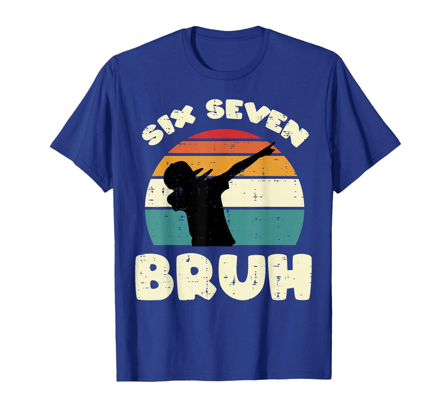 Six Seven Bruh Dab Funny 67 Costume 6 7 Meme Kids Youth Boys T-Shirt