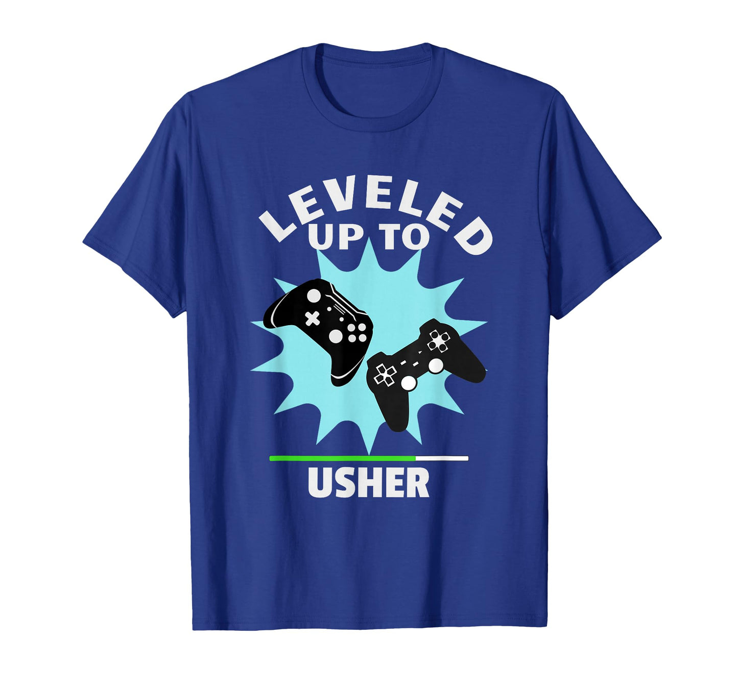 Usher Wedding Gift Funny Leveled Up Gamer T-Shirt