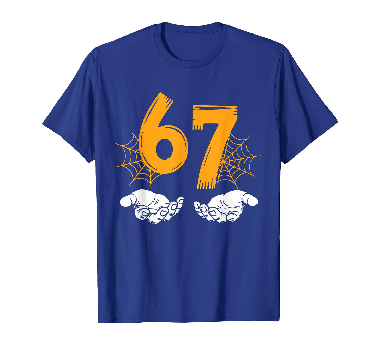 Funny Six Seven 6 7 Meme Number 67 Design Couples Halloween T-Shirt